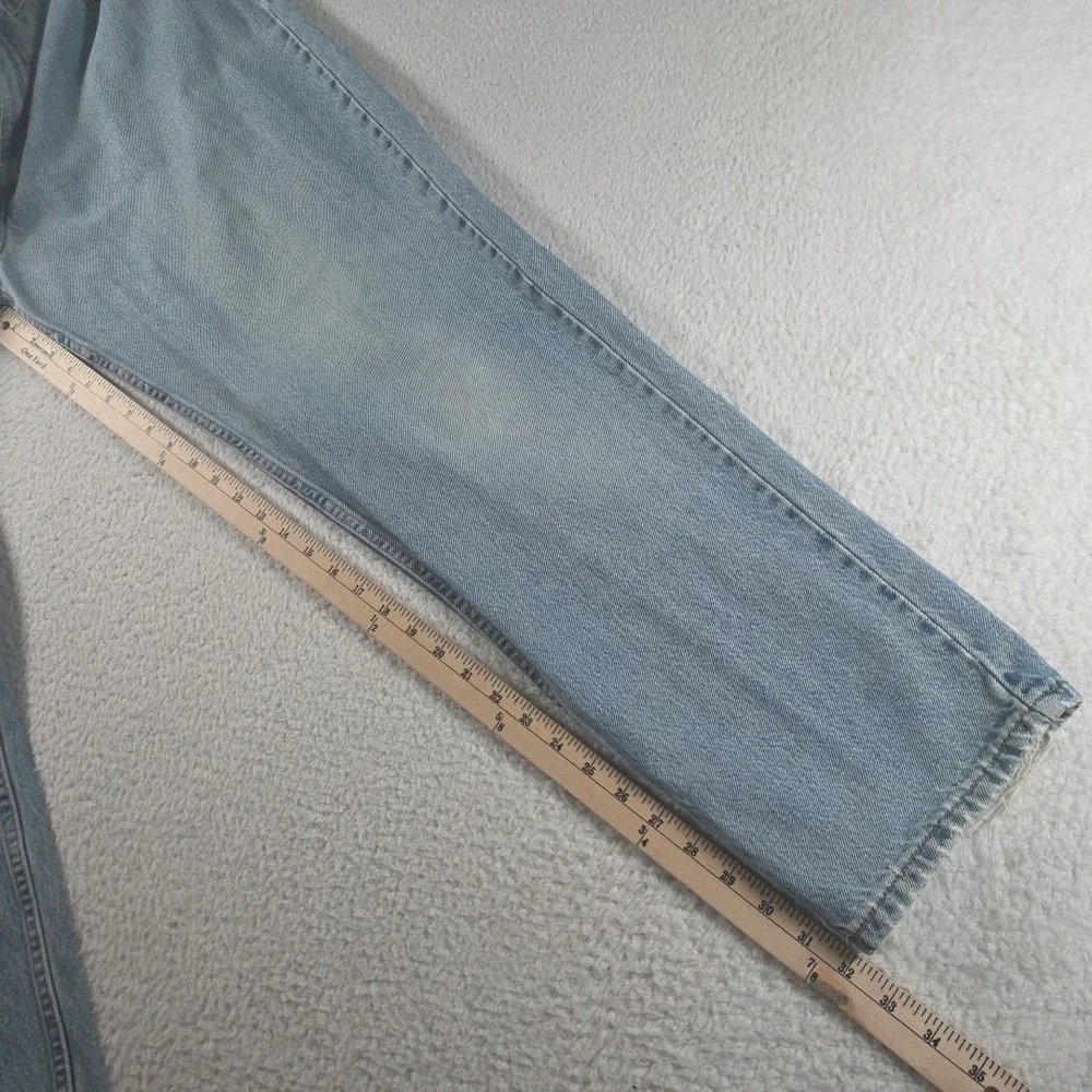 Vintage Levis 545 Jeans Mens 36x32‎ True Light Wash Blue Denim Loose Fit 90s